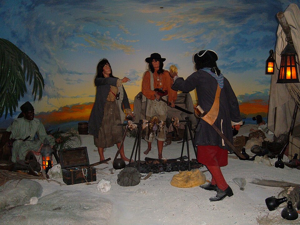 Nassau harbour, Bahamas — pirate capital c.1718