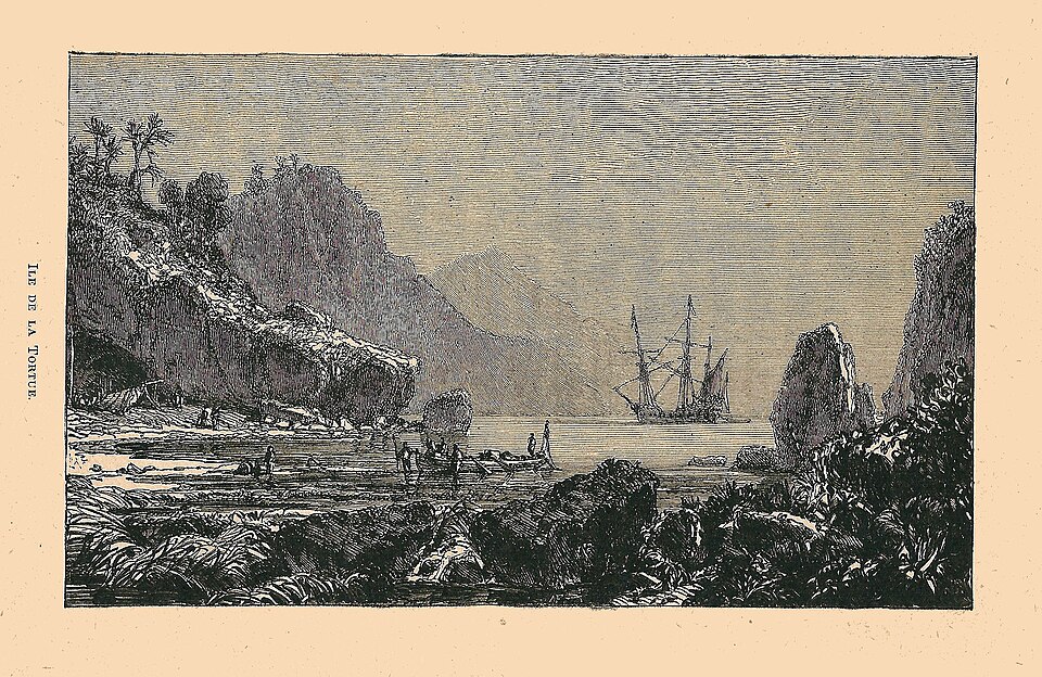 Tortuga island, Hispaniola — buccaneer base