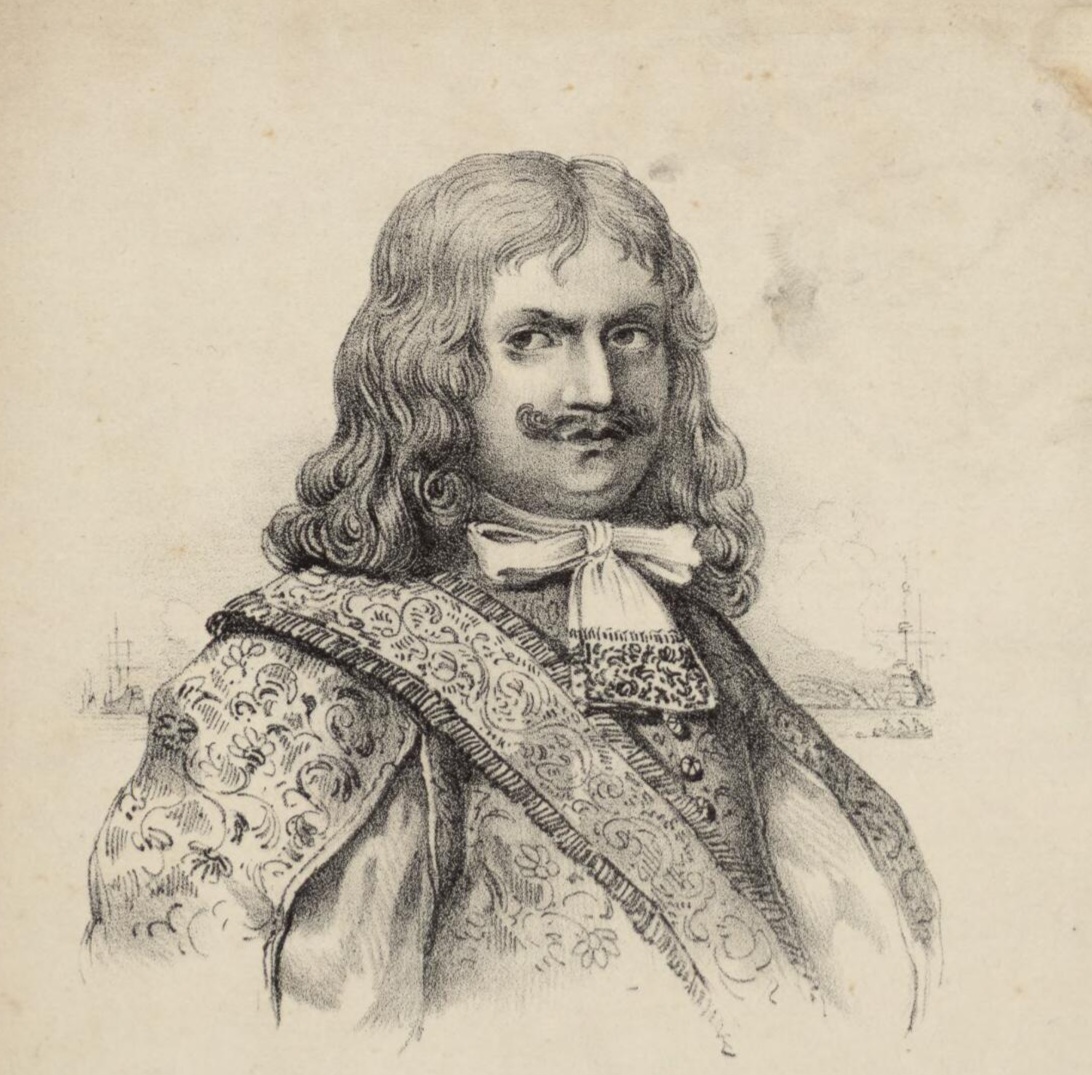 Portrait of Henry Morgan the buccaneer