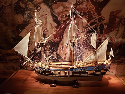 Model of Queen Anne's Revenge