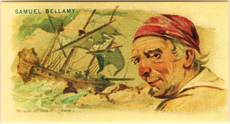 Samuel Bellamy, 1888 Allen & Ginter trading card