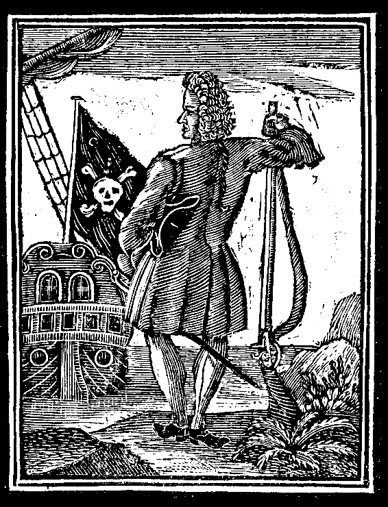 Stede Bonnet's sloop Revenge — period engraving